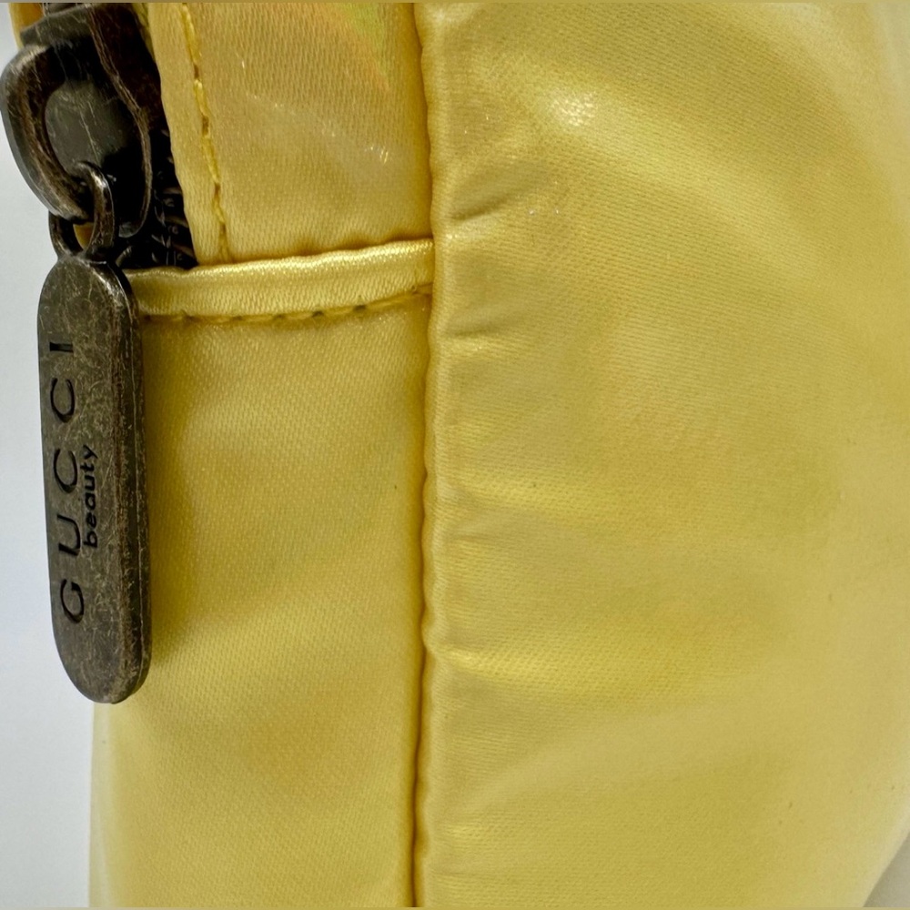 Gucci Flora Vibrant Yellow Makeup Bag Toiletry Pouch GWP - Picture 8 of 12